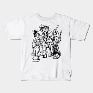 Three Spooky Witches Kids T-Shirt